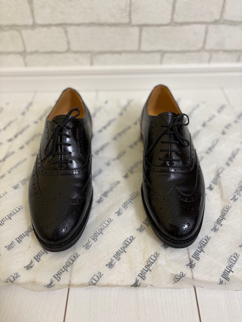 Burberry バーバリー　ブラック ビジネス　革靴　ヴィンテージ　箱付き