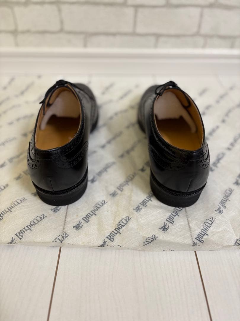 Burberry バーバリー　ブラック ビジネス　革靴　ヴィンテージ　箱付き