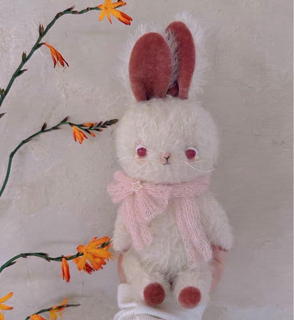 涙目のうさぎちゃん アーティストベア テディバニー ぬいぐるみ 海外作家様