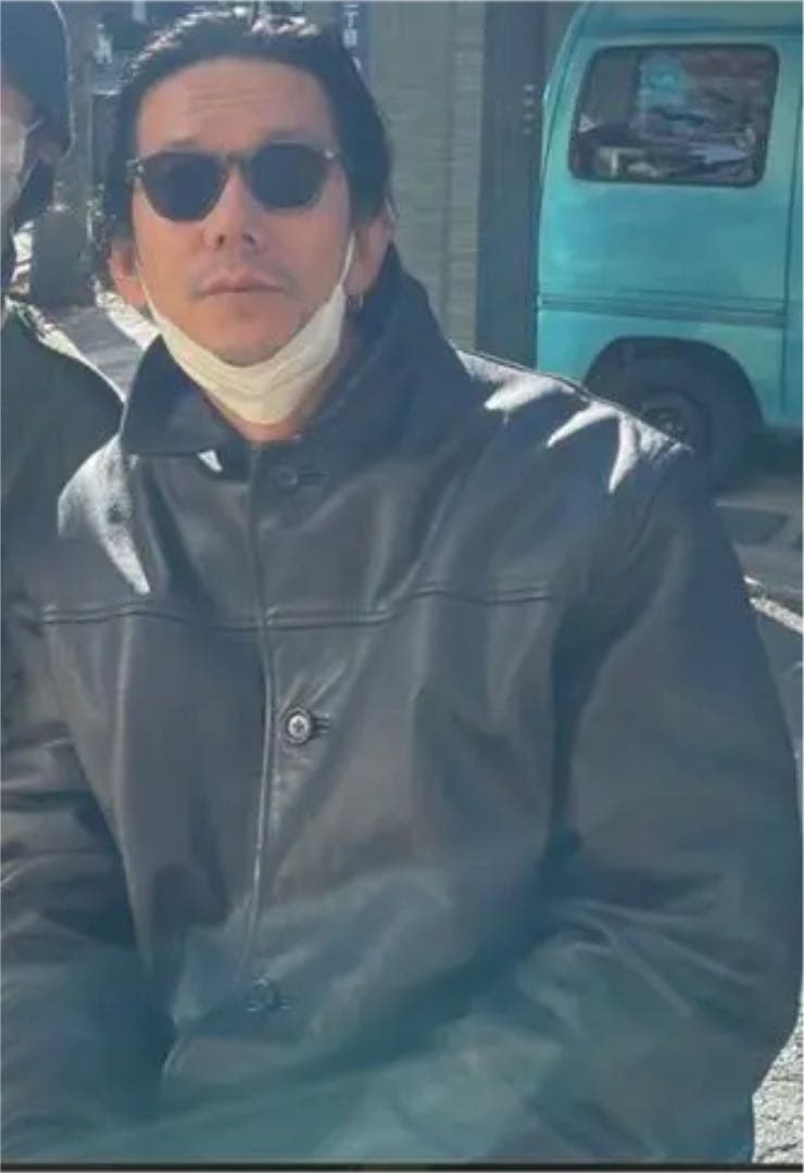 超美品 OLD GAP レザージャケットレザー カーコート 野村訓市着用