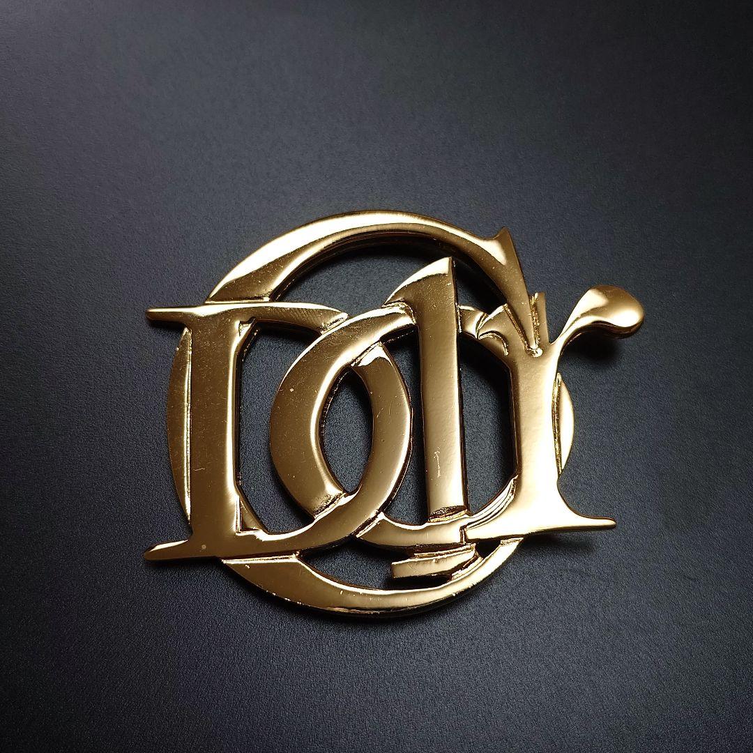 極美品✨ Dior ブローチ CD ロゴ ゴールド 希少 刻印 ユニセックス