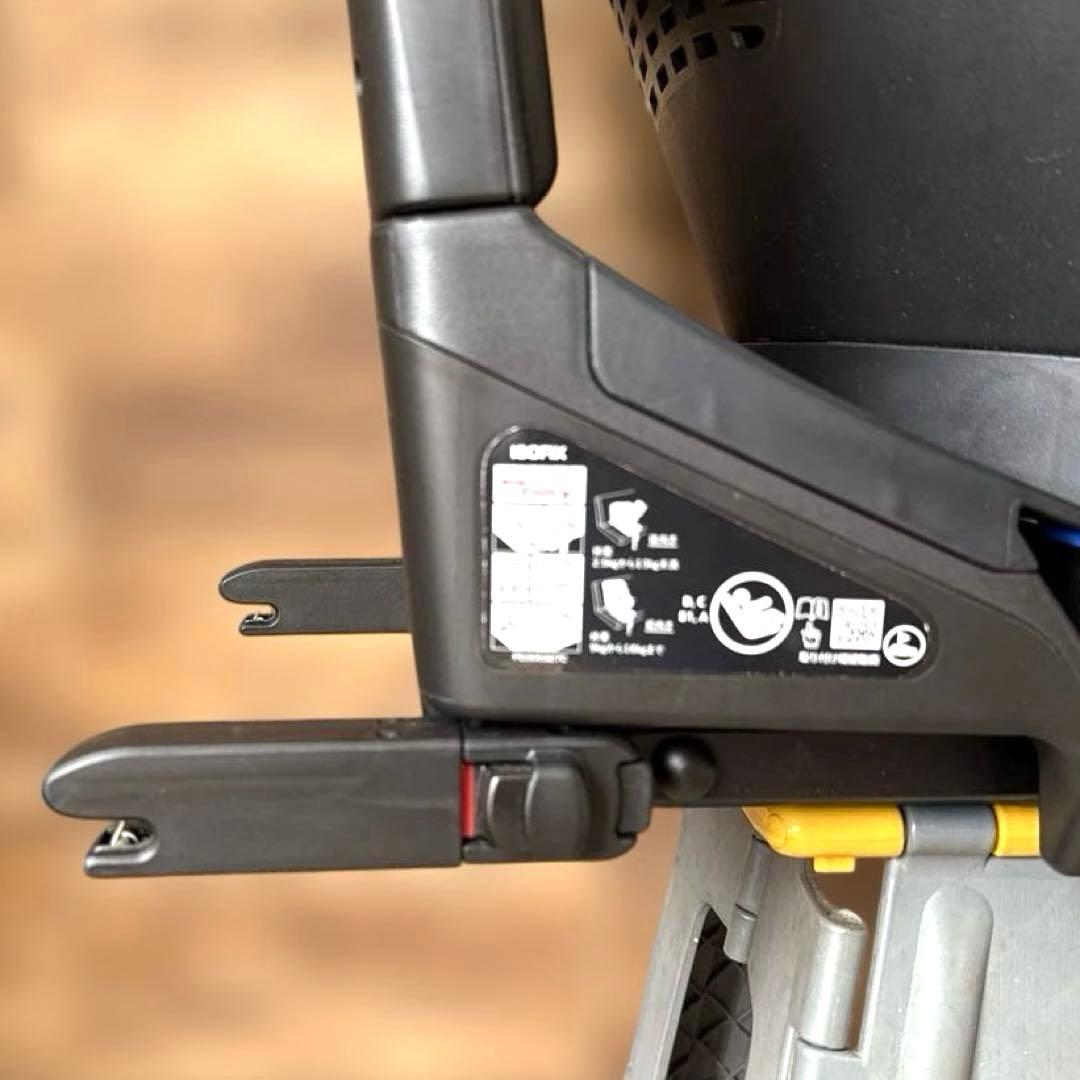 Aprica チャイルドシート グレー ISOFIX クルリラ　新生児