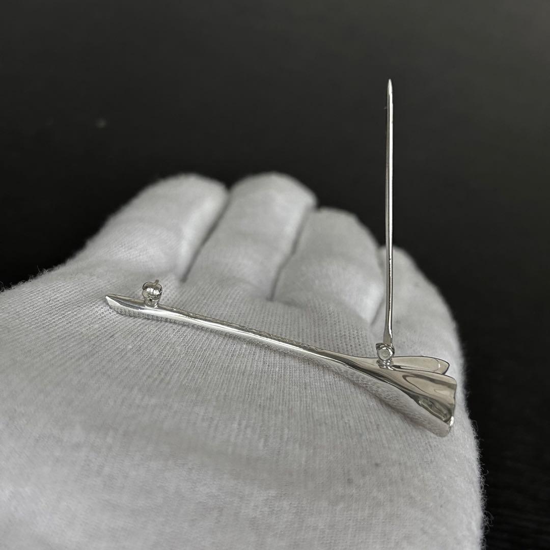 ティファニー ブローチ イチョウモチーフ 銀杏 ピンバッチ シルバー925 箱