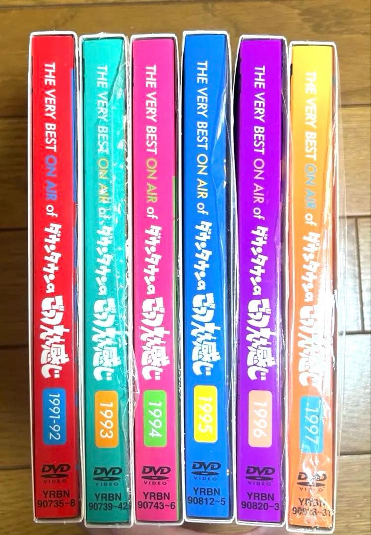 ダウンタウンのごっつえぇ感じ1991-1997 DVD全6巻 ※個人所有