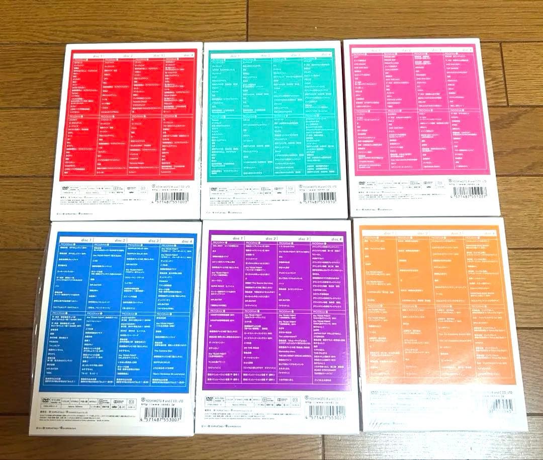 ダウンタウンのごっつえぇ感じ1991-1997 DVD全6巻 ※個人所有