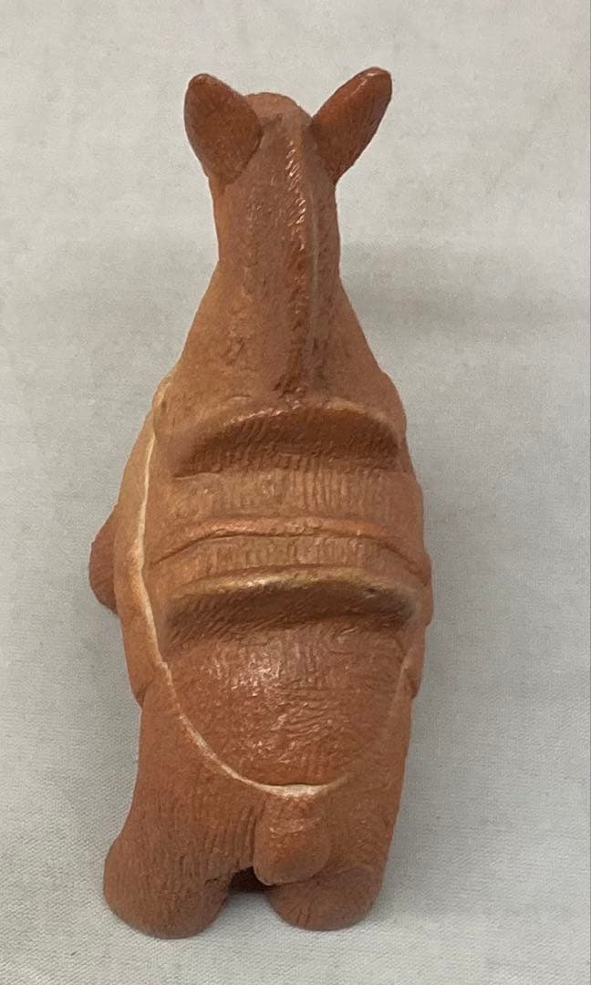 B530s「干支 午 香合」岩淵重哉造　共布共箱　酉々窯　京都　茶道具