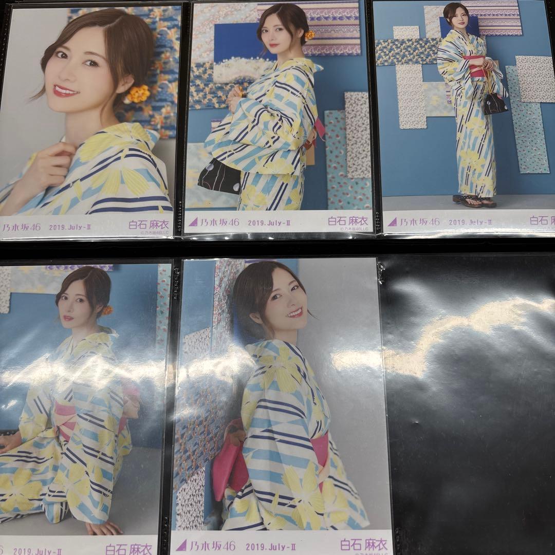 乃木坂46生写真2019 浴衣バラ