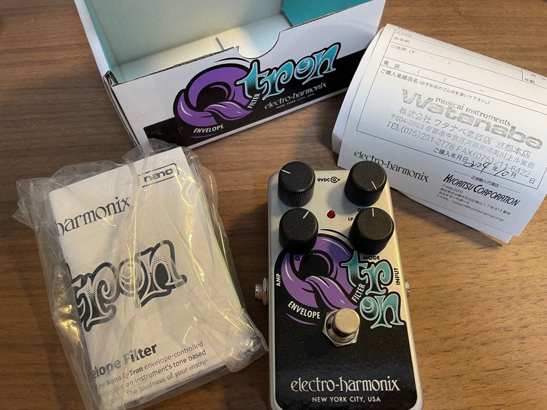 ギター Electro-harmonix nano q-tron Electro Harmonix Nano Q-Tron エンベローブフィルター エレハモ