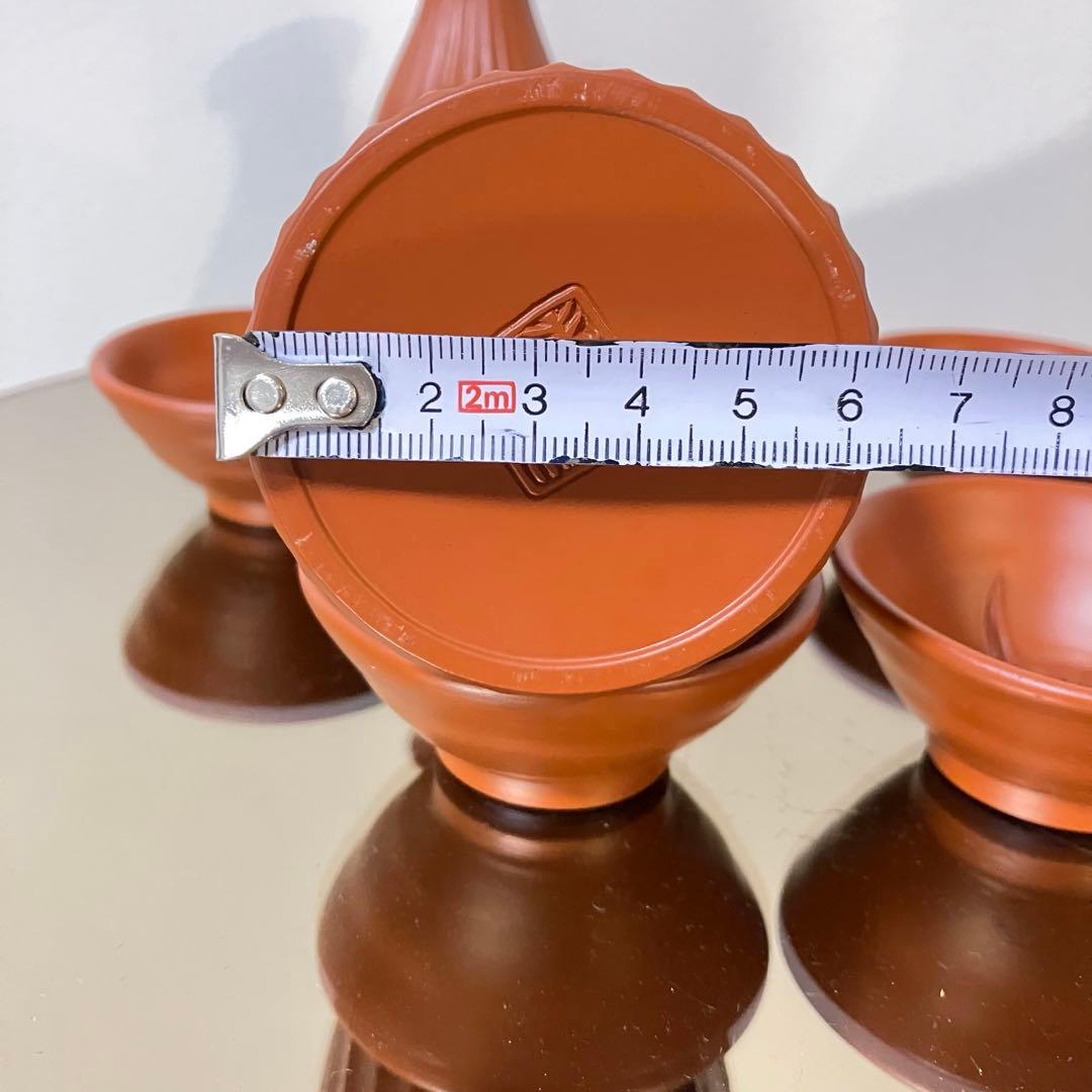 常滑焼 朱泥 酒器揃 『般若』『おかめ』