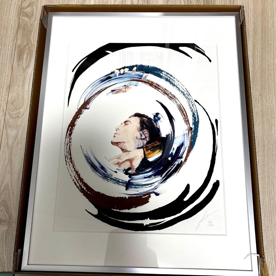 氷室京介 メモリーズオブ、ブルー額装品