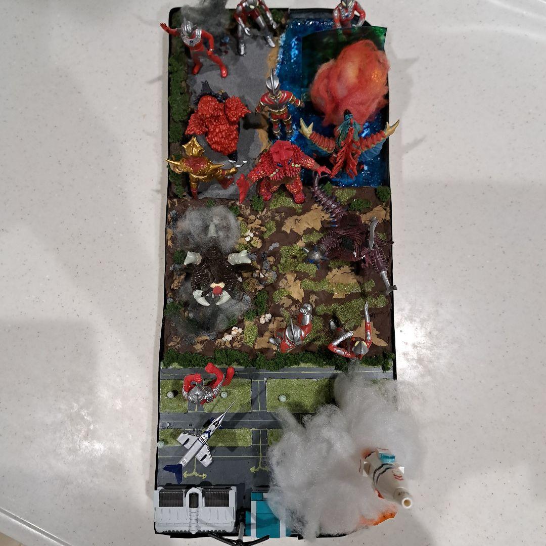 ジオラマ ウルトラ6兄弟