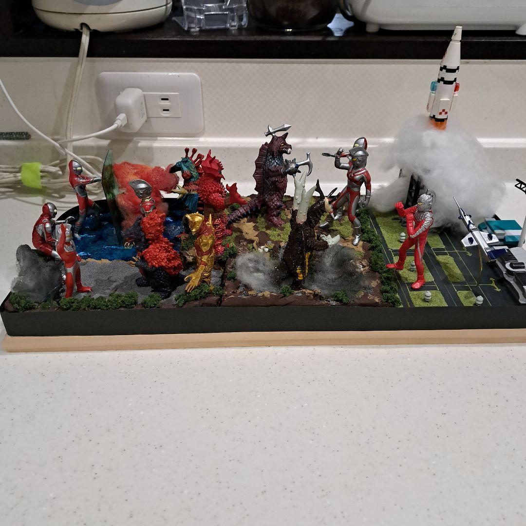 ジオラマ ウルトラ6兄弟
