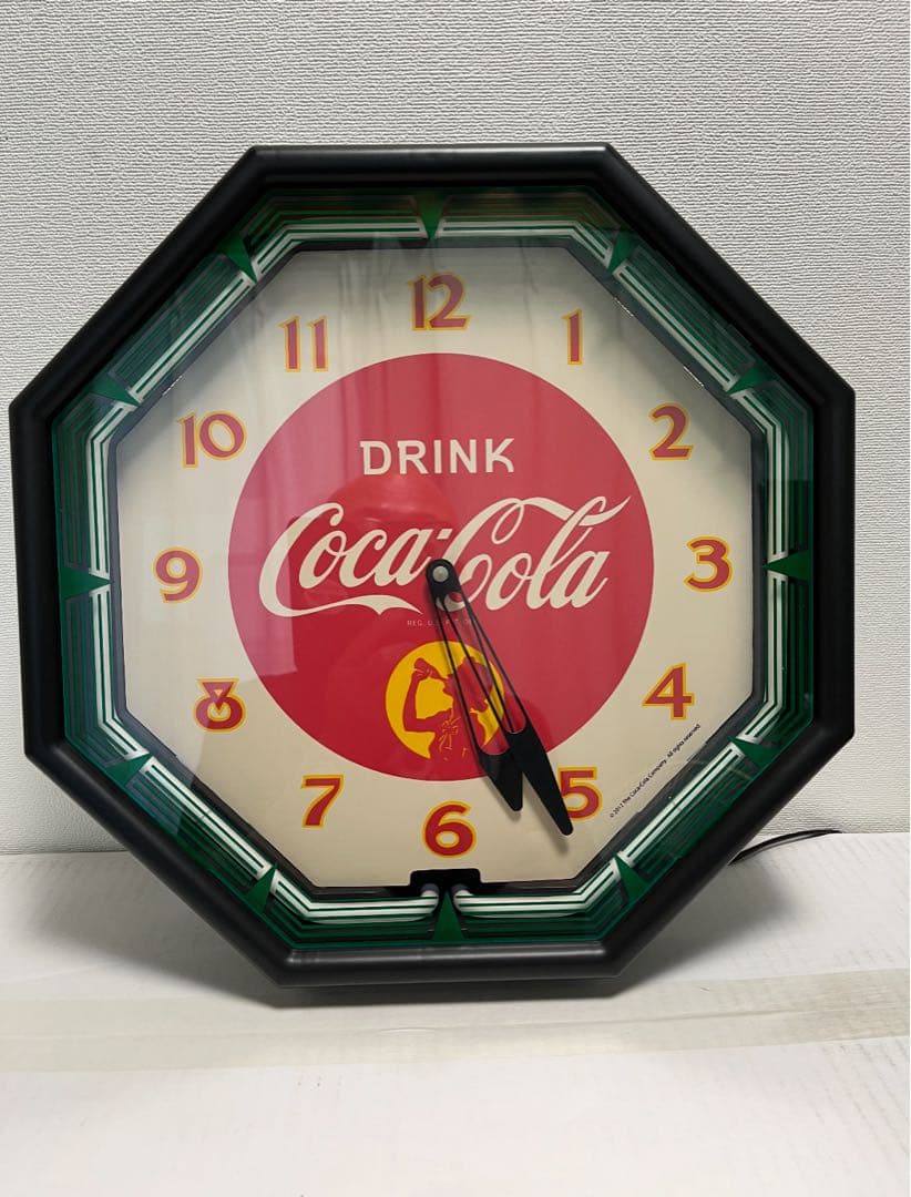 コカ・コーラ ネオンクロック　ネオン管掛け時計3品セット