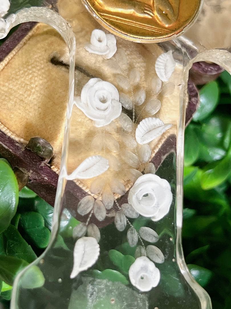 フランス アンティーク 十字架 クロス 薔薇 天使