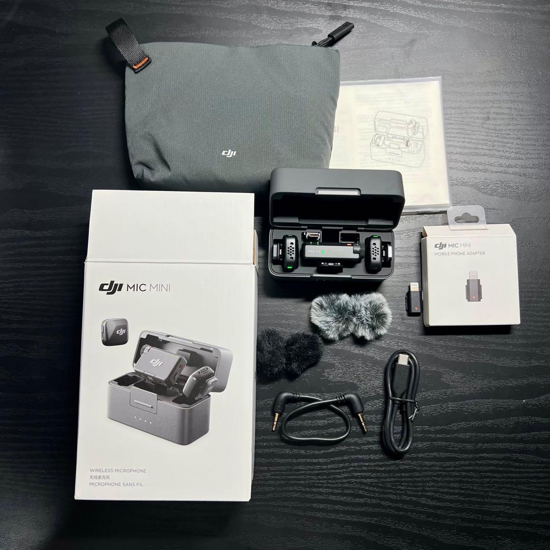 【美品】 DJI MIC MINI ワイヤレスマイクロフォン