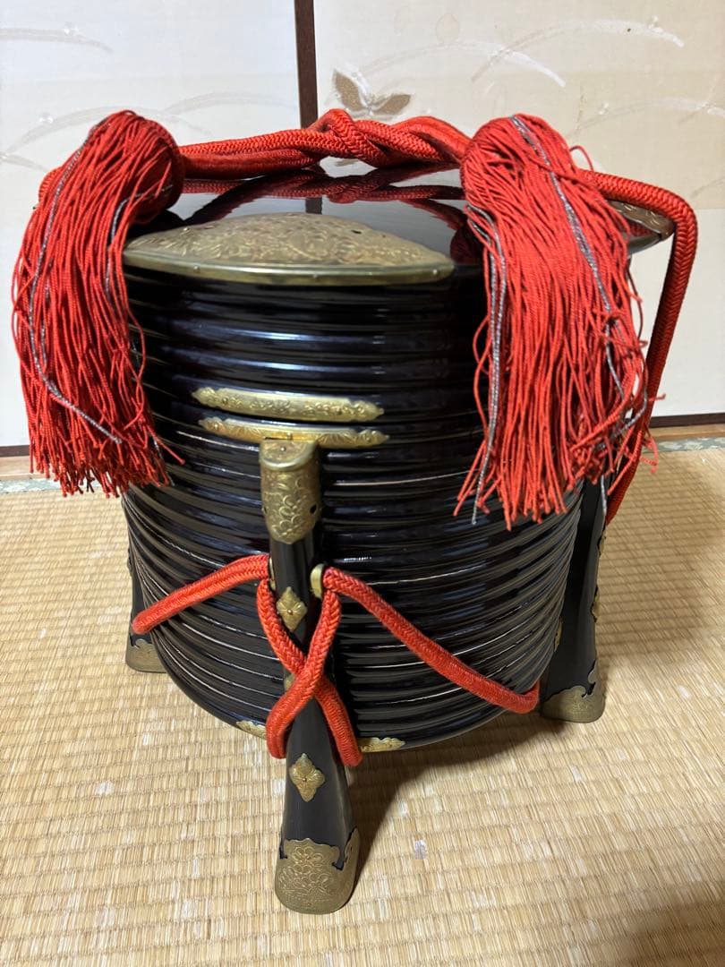 お値下 行器(ほかい) 江戸時代儀礼贈答に食物(饅頭餅菓子)