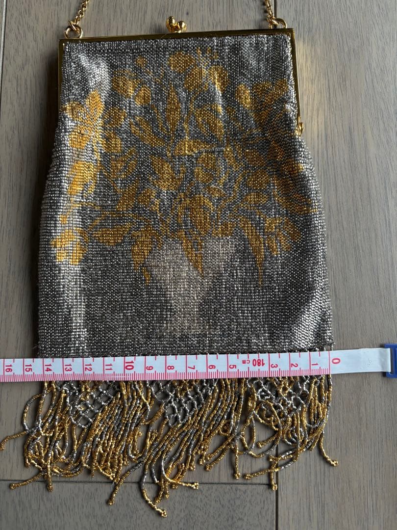 メタルビーズ　パーティーバッグ　倉橋佳子