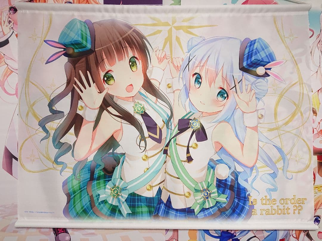 ご注文はうさぎですか？ ごちうさ B2 タペストリー チノ 千夜 - メルカリ