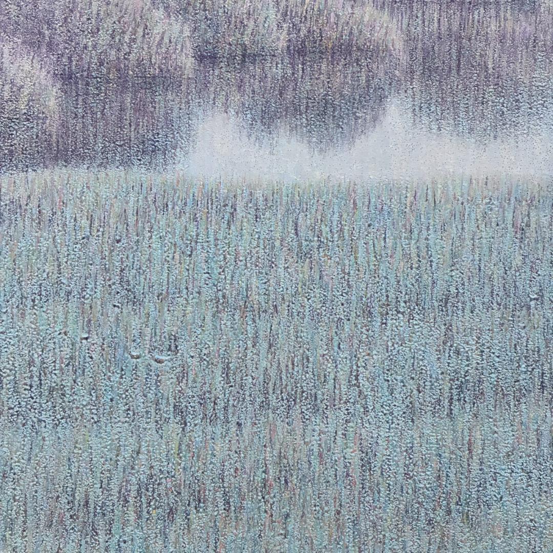 出品8/26まで】美品 扇敏之「水辺」日本画 肉筆画 共シール有