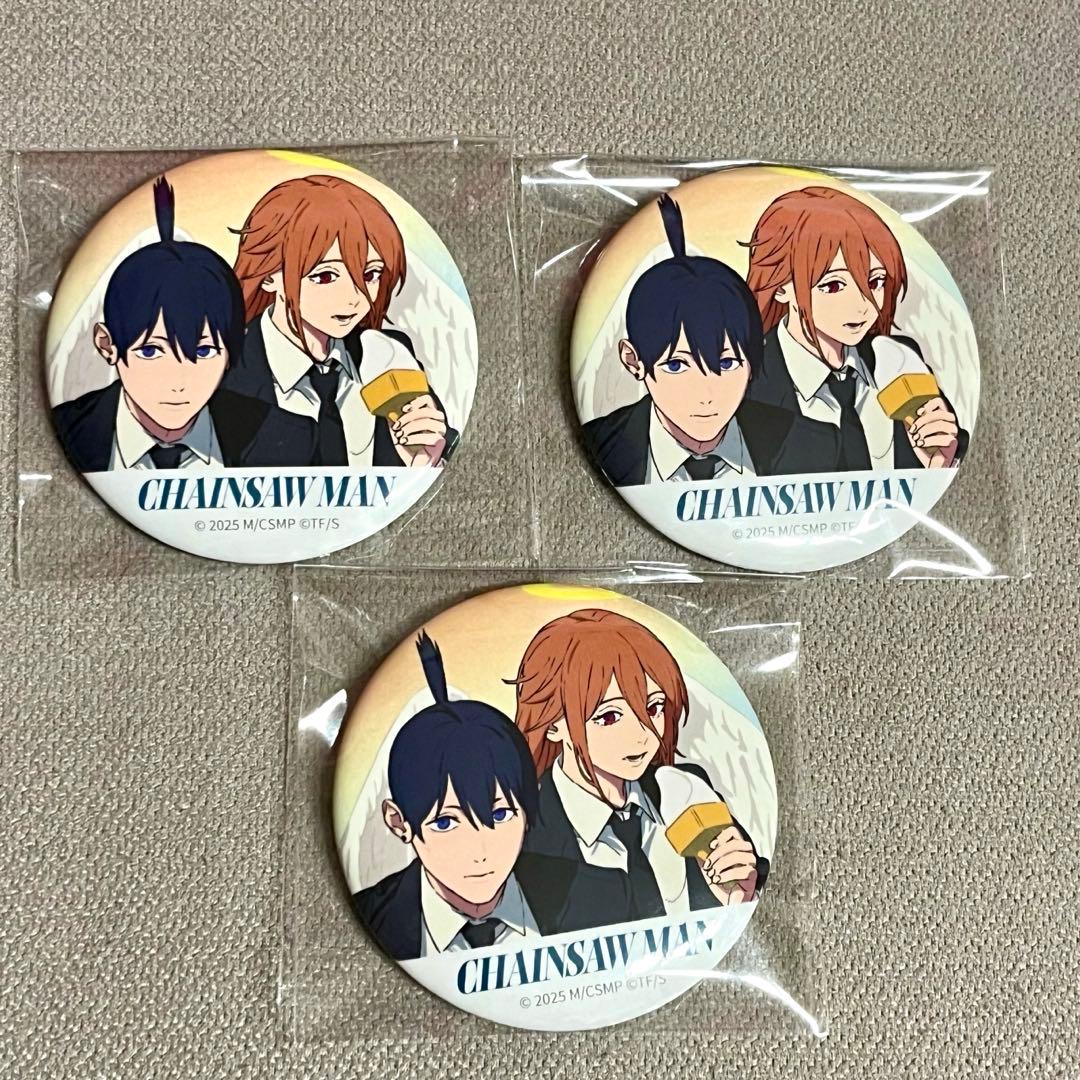 チェンソーマン ビックカメラ 缶バッジ 早川アキ&天使の悪魔ノーマル3