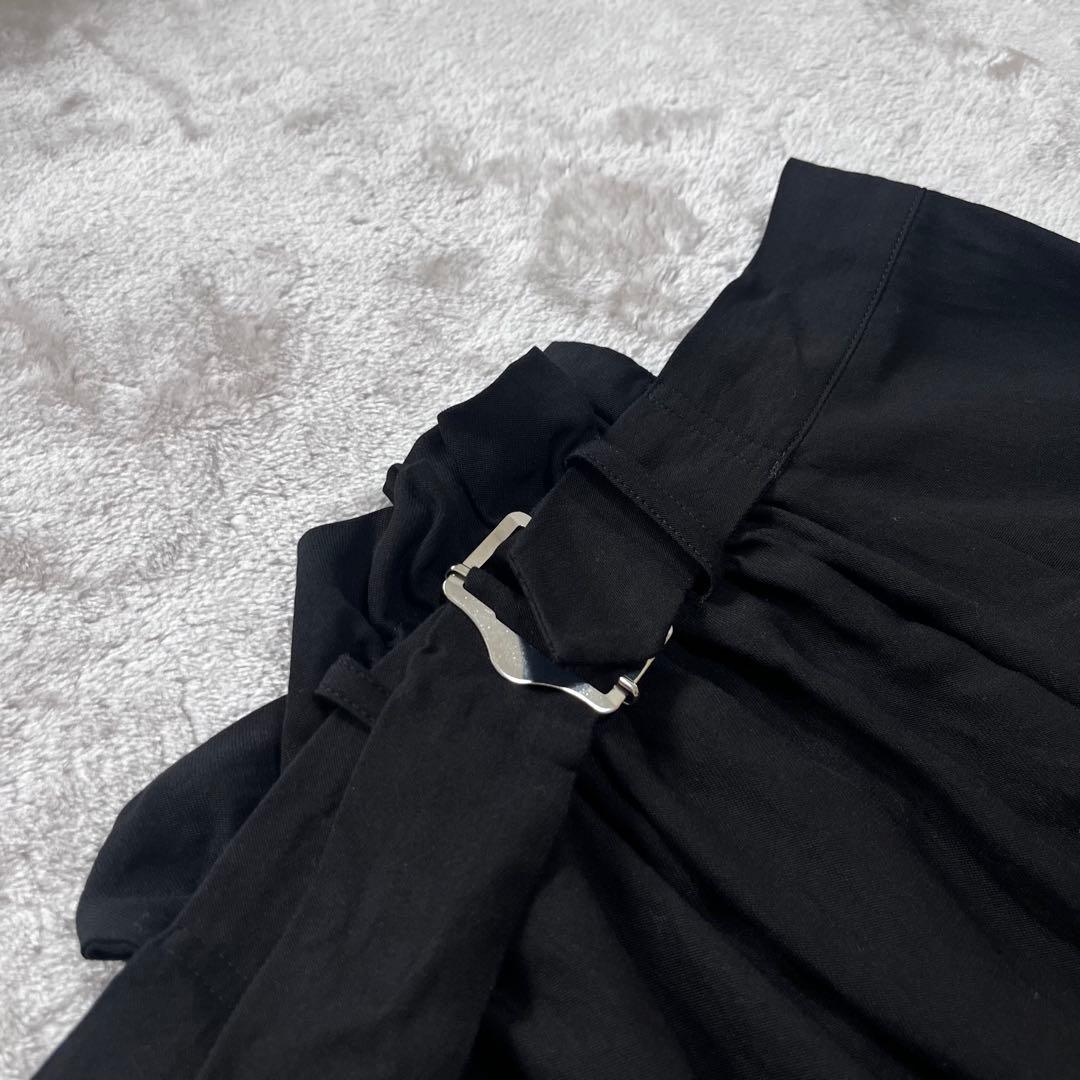 リミフゥ　ヨウジヤマモト　シンチバック　サルエルパンツ　ブラック