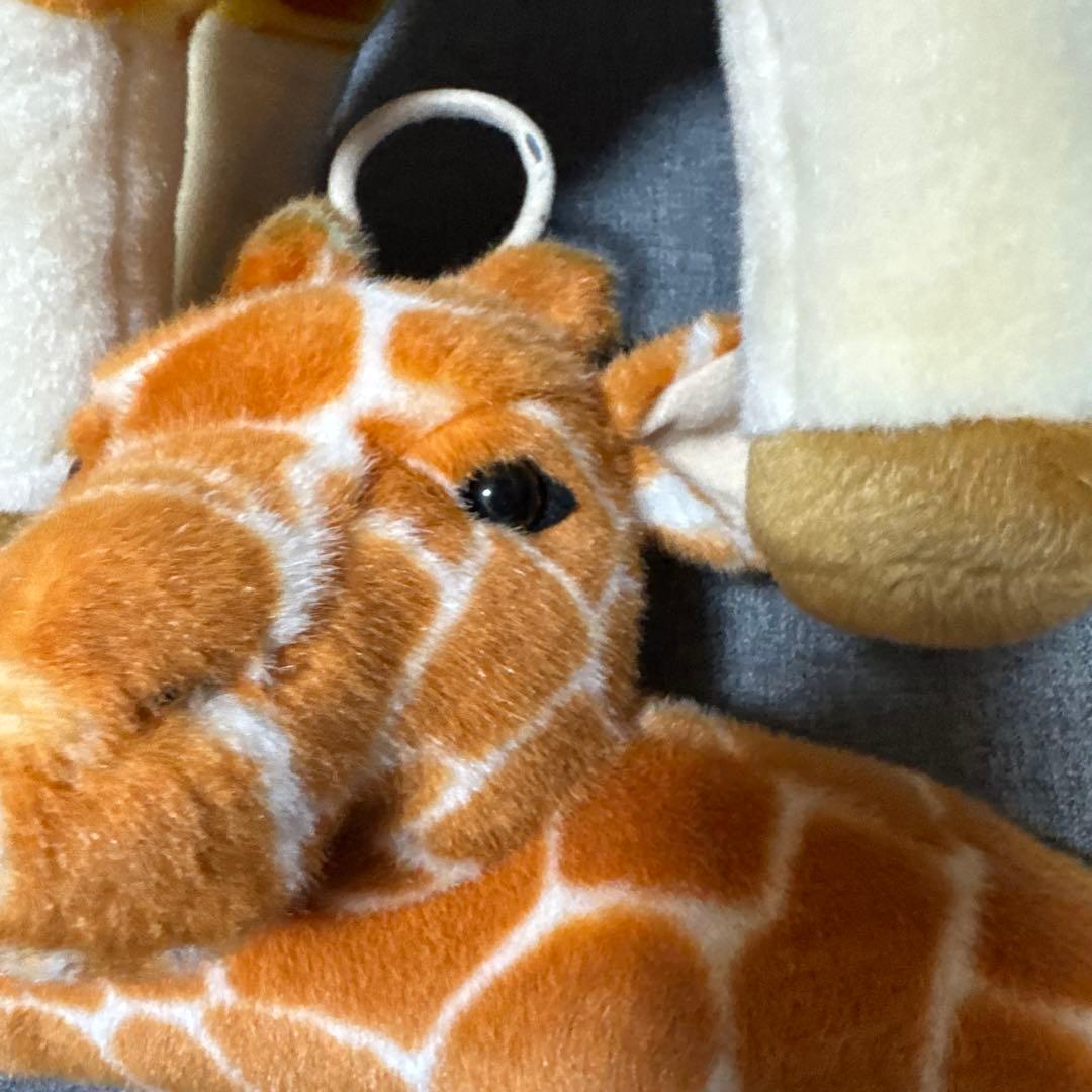 希少　キリン　大きなぬいぐるみ（CUTE）＆ハンガー（NAKAJIMA）