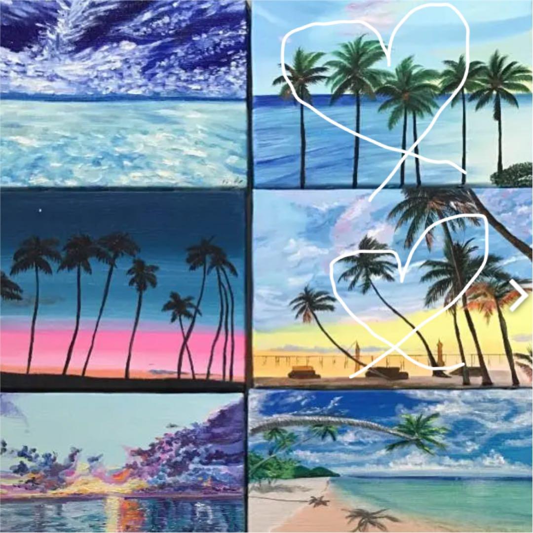 ninnin様確認用♡インテリア♡海の絵♡ハワイ♡ギフト♡絵