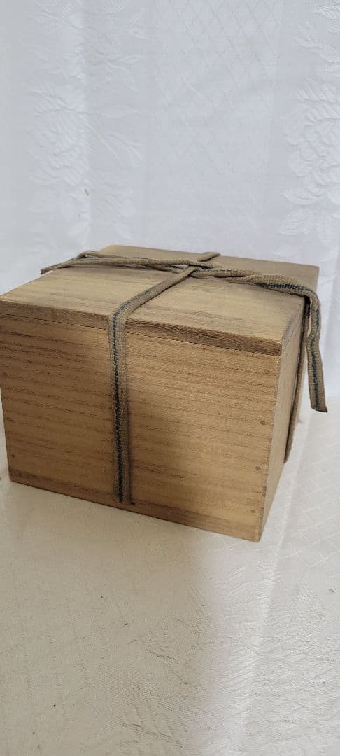 茶道具　時代物　萩焼　お茶碗　合わせ箱　骨董品、美術品