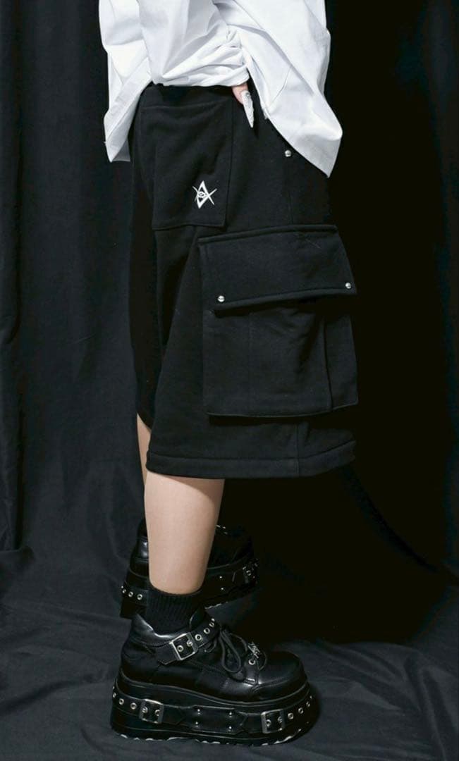 （2026新春福袋） レフレム 2wayワイドスウェットカーゴパンツ