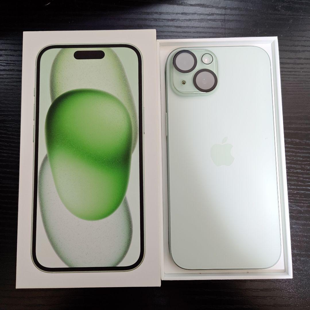 iPhone 15 グリーン 256GB SIMフリー 美品 - メルカリ