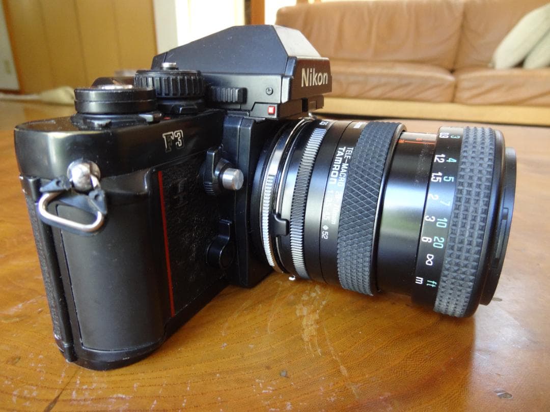 Nikon F3 フィルムカメラ TAMRON 52mmレンズ付き | ¡Compre en Mercari