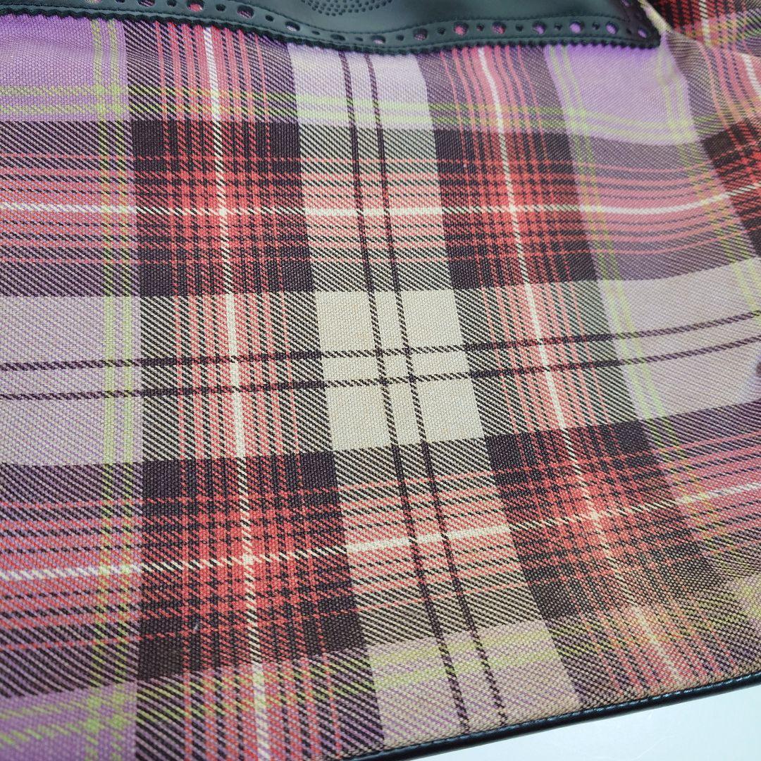 【レア】ヴィヴィアンウエストウッドマン ブリーフケース タータンチェック レザー