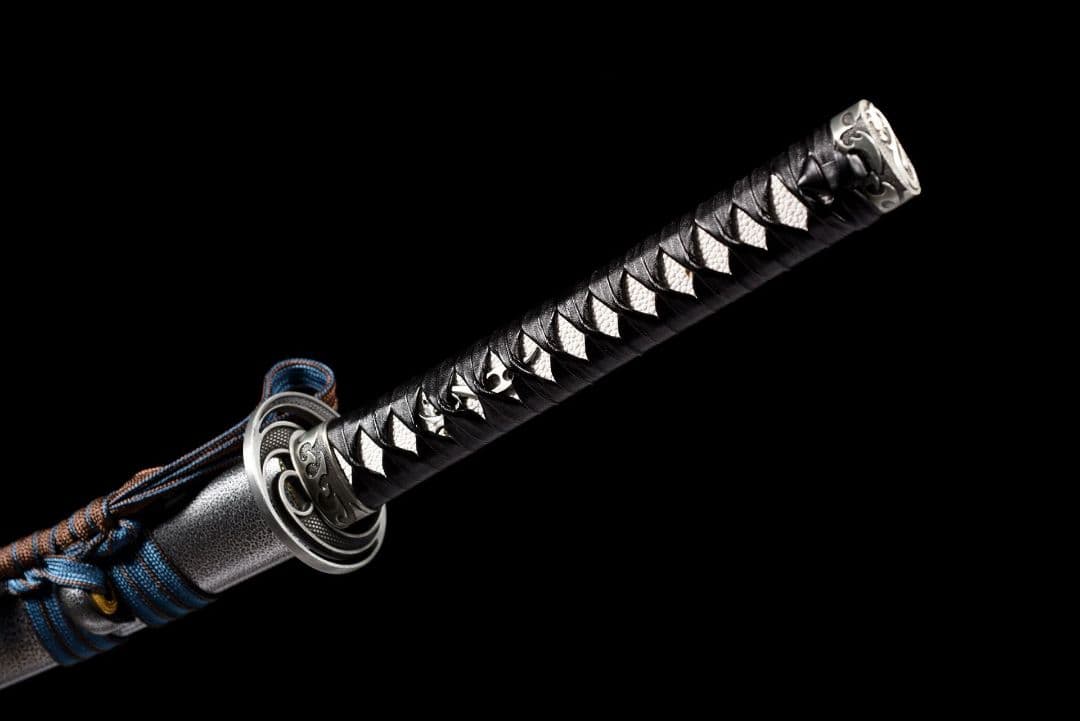 1244-武具 刀装具 日本刀　模造刀 居合刀 武士道 武蔵 鑑賞用 手鍛造打