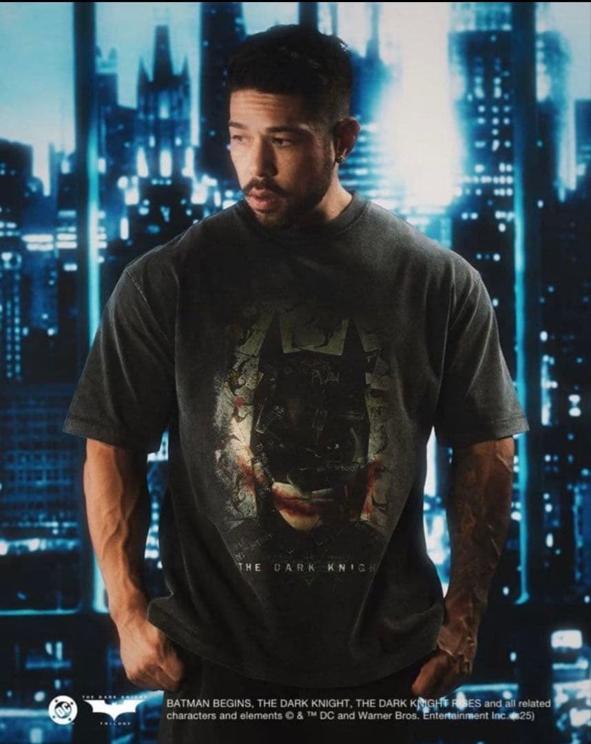 完売品】LYFT BATMAN VINTAGE Tシャツ BLACK M