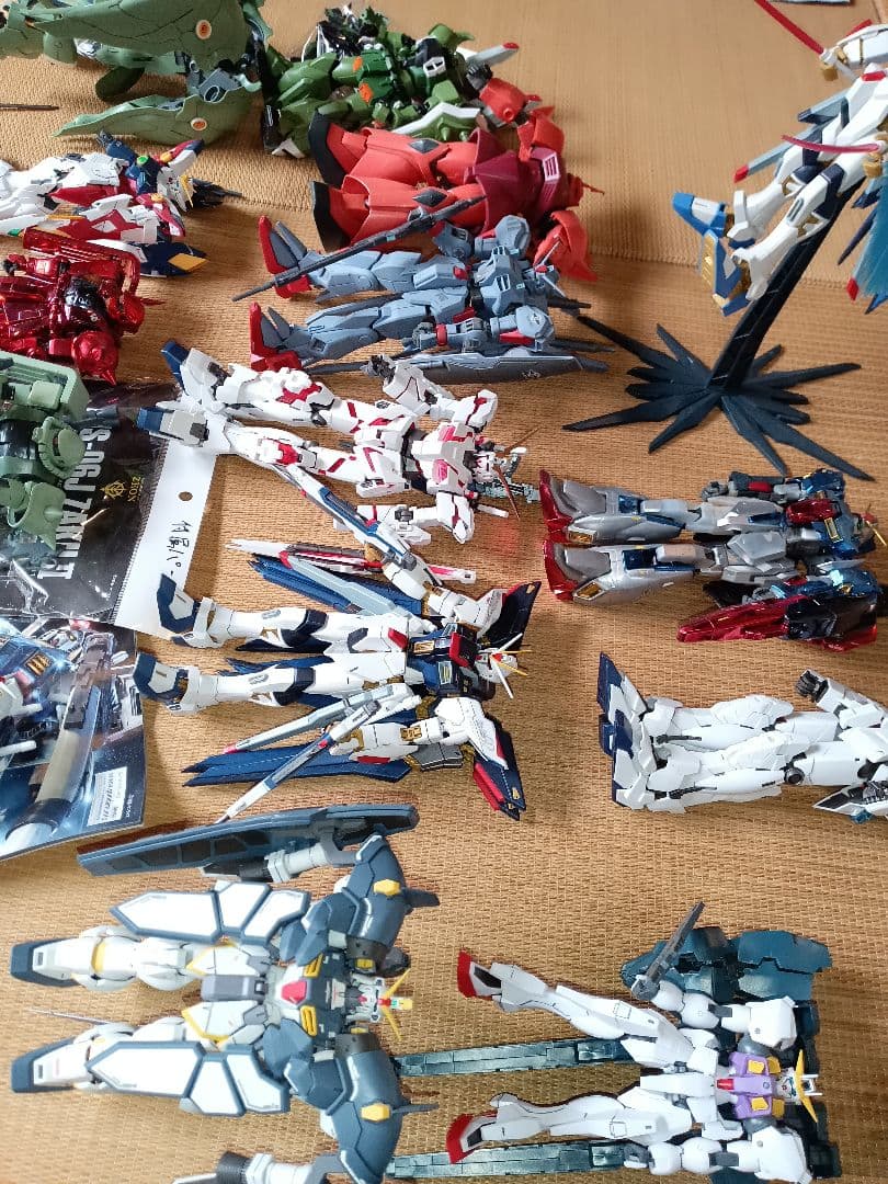 ガンダム組済みhgmgrgロボット魂