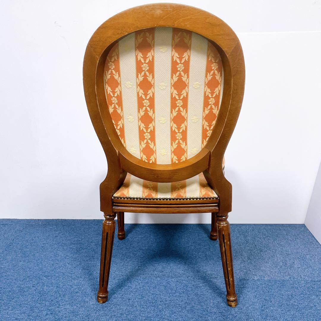 フランスアンティーク①】ルイ16世様式 華麗ストライプ織物張