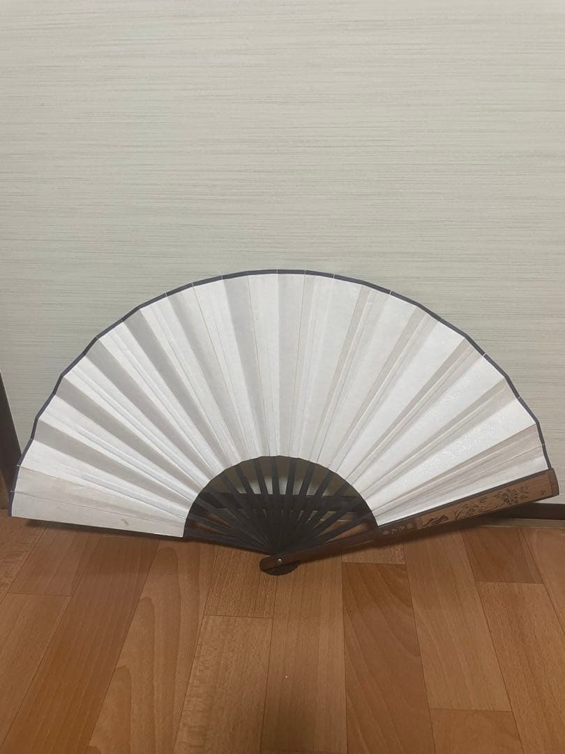 稀少名家盛丙云大师刻 牡丹诗文扇骨美術品 古董品收藏品 - メルカリ