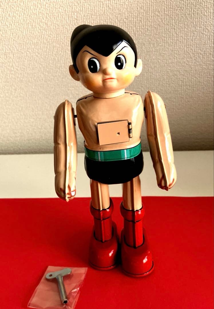 鉄腕アトム ブリキ ゼンマイ ピリケン商会 箱 ゼンマイ付