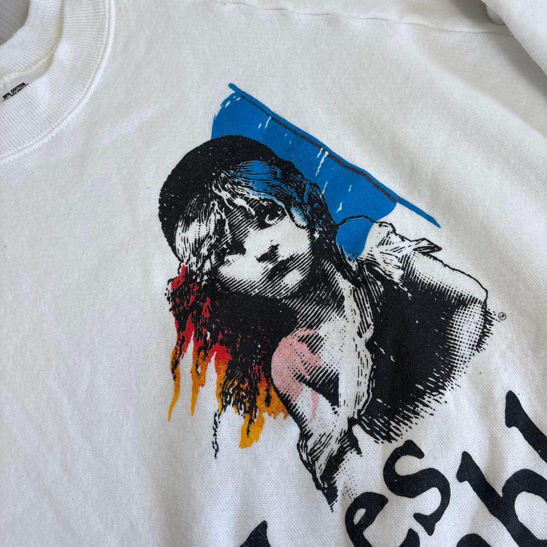 80s】レミゼラブル Tシャツ スウェット オペラ座の怪人 美女と野獣