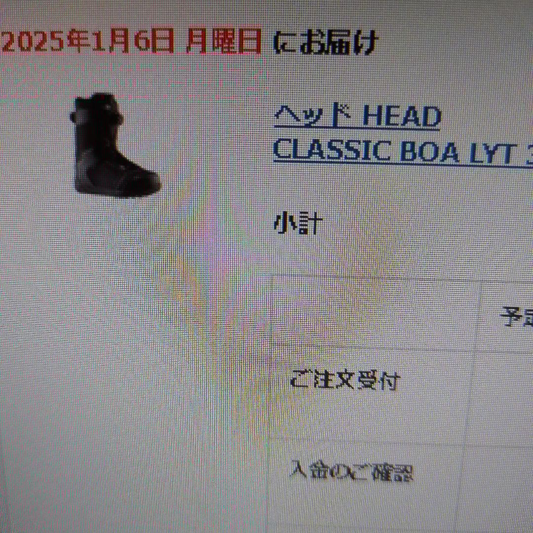ヘッド HEAD CLASSIC BOA LYT 26cm 25年1月購入
