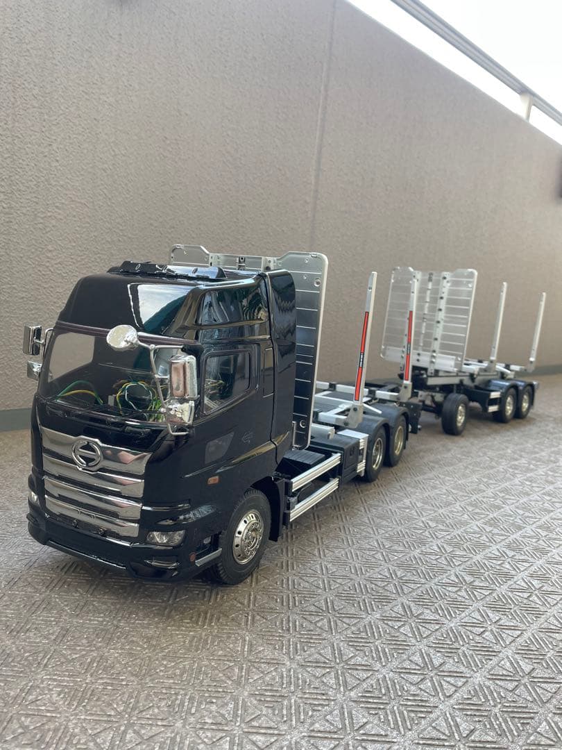 1/14 プロフィア 原木フルトレーラー フルオペ タミヤ ティンバー