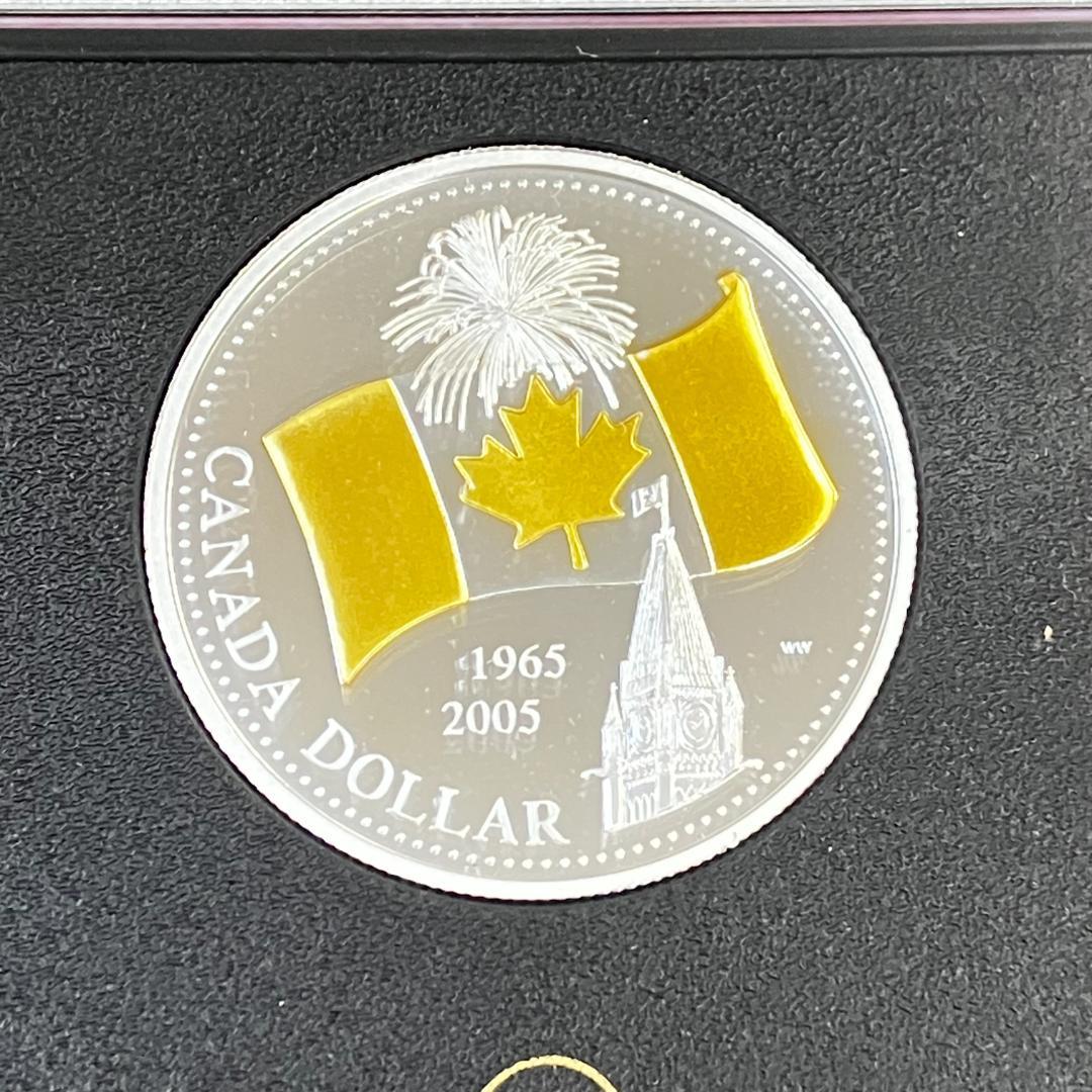 カナダ国旗40周年記念 プルーフ貨幣セット 2005年 - メルカリ
