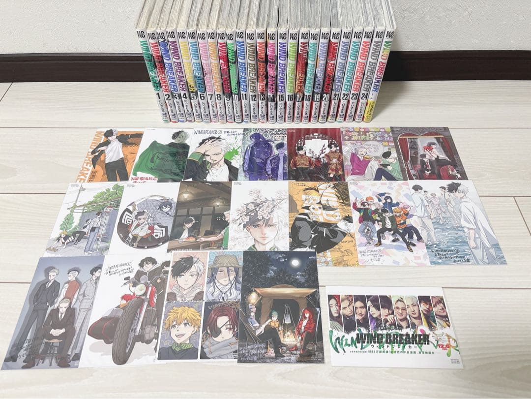 WIND BREAKER 1巻〜24巻 全巻 特典 初版 帯付き 初版帯付きWIND