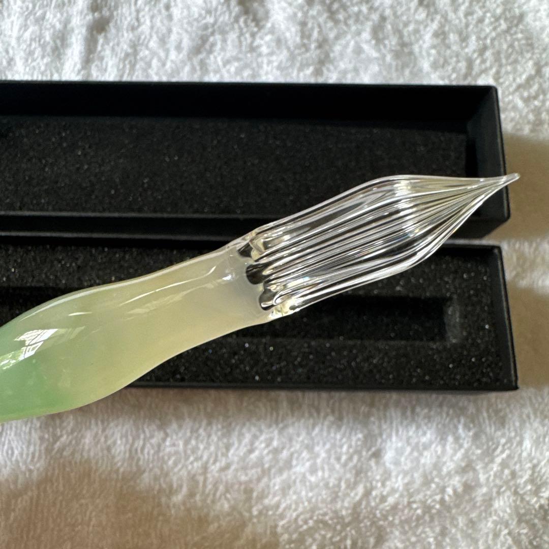 aun ガラスペン 灯す クリプトナイトM(新品未使用）