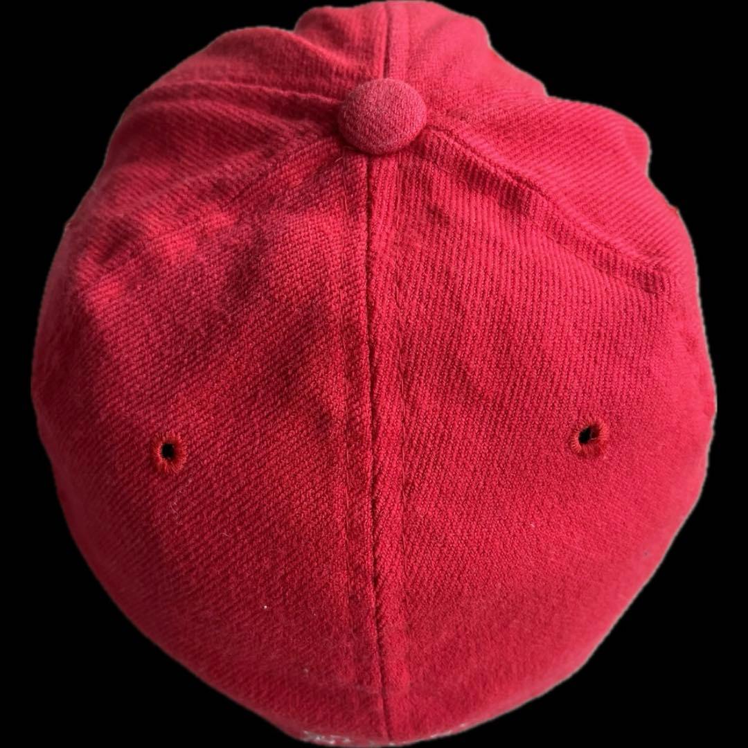 SSリンク刺繍” old stussy 6パネルキャップ 白タグ USA製