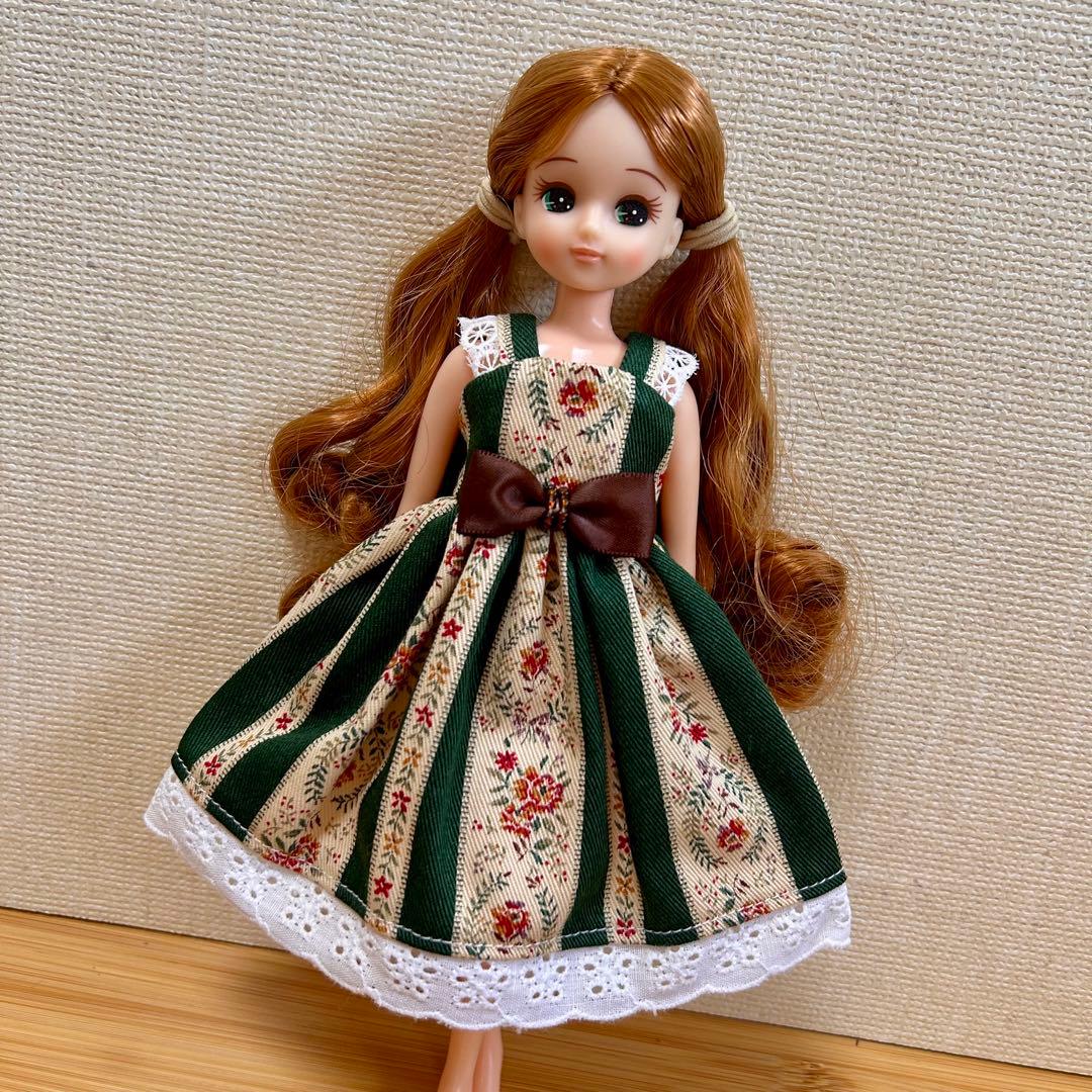 リカちゃん⭐︎ハンドメイドワンピース 花柄 - メルカリ