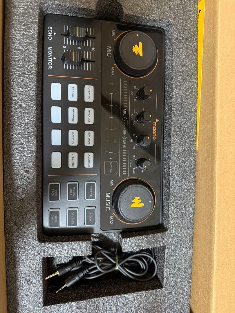 maono マイク、オーディオインターフェイスセット AU-AM200-S6