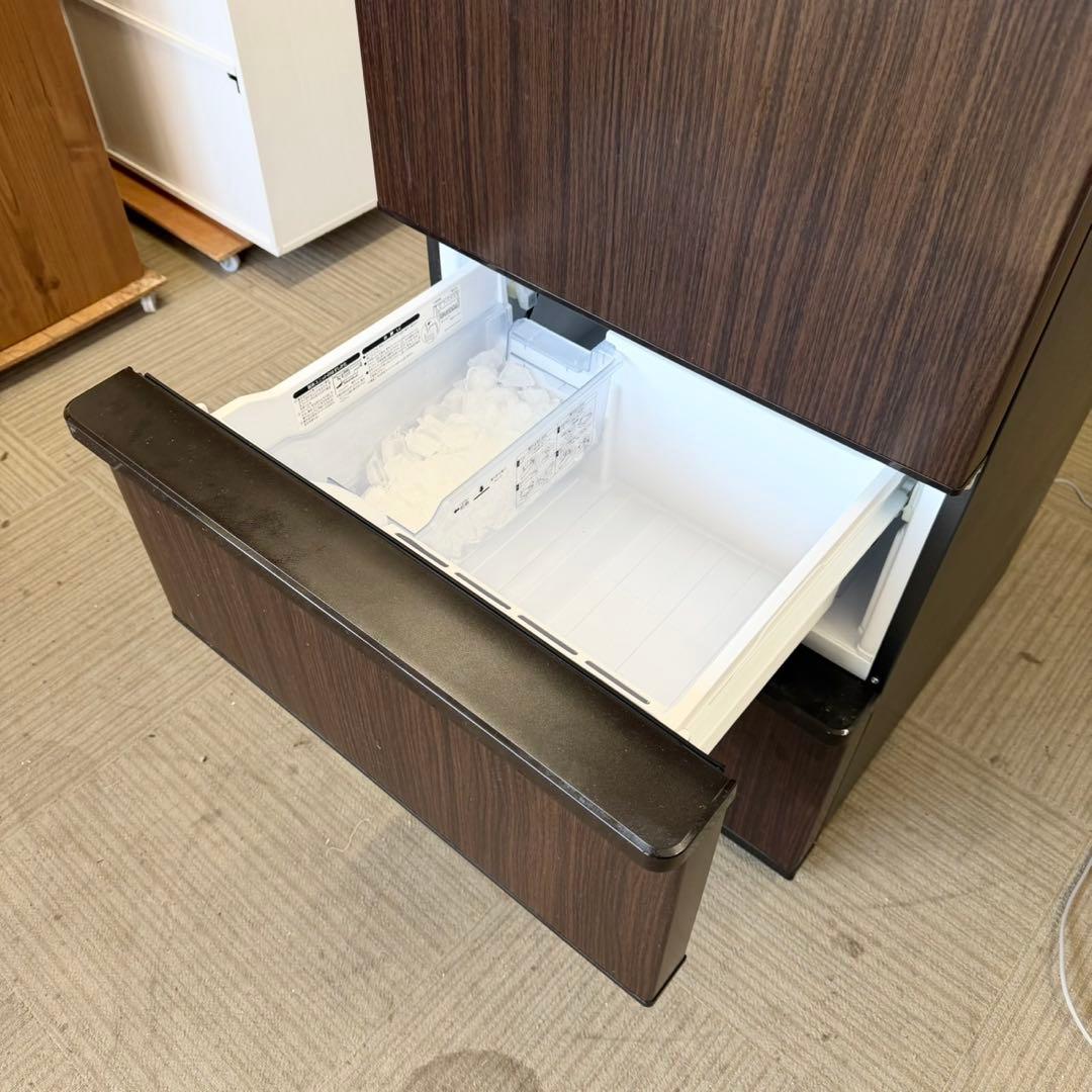 318 関東配送 大型冷蔵庫 右開き 300L〜400L 自動製氷機付 極美品 318