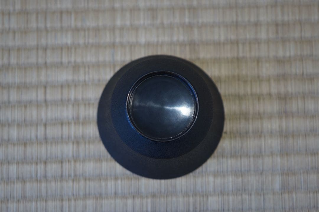 茄子高蒔絵・富士山蒔絵・朱印入り 黒乾漆粉塗 小吸物椀 2客/ 木製漆器 茶懐石