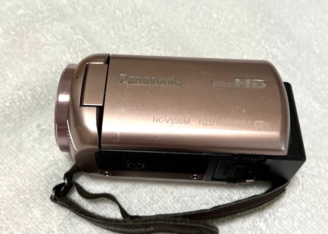 動作確認済】ビデオカメラ Panasonic HC-V550M ※一部難あり 外部マイク入力